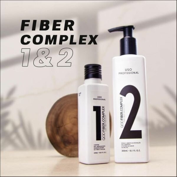 Brezilya Keratin Bakım Seti QOD FIBER COMPLEX 1 & 2 -Saç Kurtarma /Onarım Bakım Kiti - Saç Kırıklarının Düşmanı