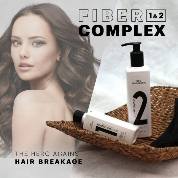 Brezilya Keratin Bakım Seti QOD FIBER COMPLEX 1 & 2 -Saç Kurtarma /Onarım Bakım Kiti - Saç Kırıklarının Düşmanı
