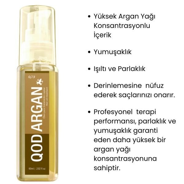 QOD Profesyonel  Argan Yağı 0,73 60 ml