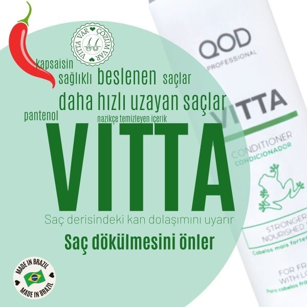 QOD Profesyonel Vitta Dökülme Karşıtı Saç Kremi 300 ml