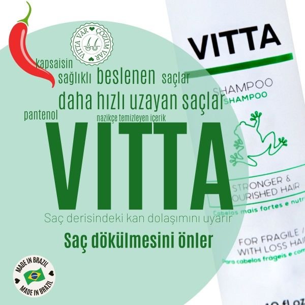 Dökülme Karşıtı Şampuan ve Saç Kremi 300 ml - QOD  Profesyonel Vitta