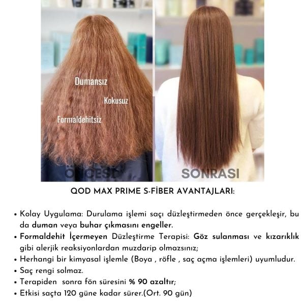 Brezilya Fönü Keratin Seti Geliştirilmiş En İyi Formaldehitsiz Formül Max Prime Keratin 120ML + Arındırıcı Cleanse Şampuan 60 ML