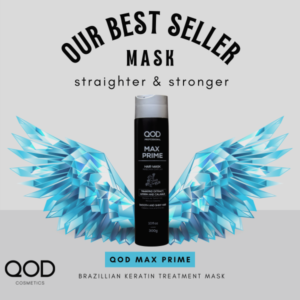 Brezilya Fönü Keratini QOD Max Prime  Profesyonel Brezilya Keratin Uygulama Başlangıç Kiti(Kısa Saç) + Sonrası Brezilya Fönü Maskesi- QOD Max Prime After Treatment  Keratin  Mask-QOD Max Prime  Keratin  Bakım  Maskesi 300 ml