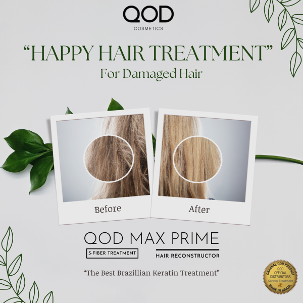 Brezilya Fönü Keratini QOD Max Prime  Profesyonel Brezilya Keratin Uygulama Başlangıç Kiti(Kısa Saç) + Sonrası Brezilya Fönü Maskesi- QOD Max Prime After Treatment  Keratin  Mask-QOD Max Prime  Keratin  Bakım  Maskesi 300 ml