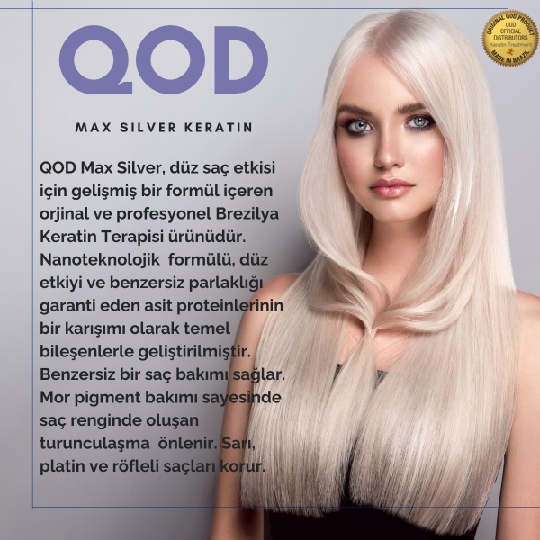 Brezilya Fönü Keratini QOD Max Silver Profesyonel Brezilya Keratin Uygulama Yoğun Bakım Kiti (Uzun Saç) + Sonrası Keratin & Argan Maske-QOD Profesyonel Argan Saç Bakım Maskesi - Yoğun Bakım 210 Gr