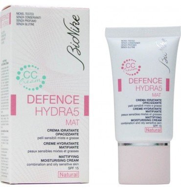 Bionike Defence Hydra5 Mat CC Cream Spf15 40 ml