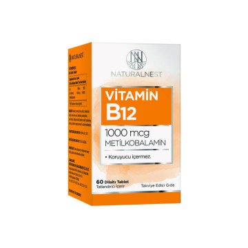 Naturalnest Vitamin B12 60 Dilaltı Tablet