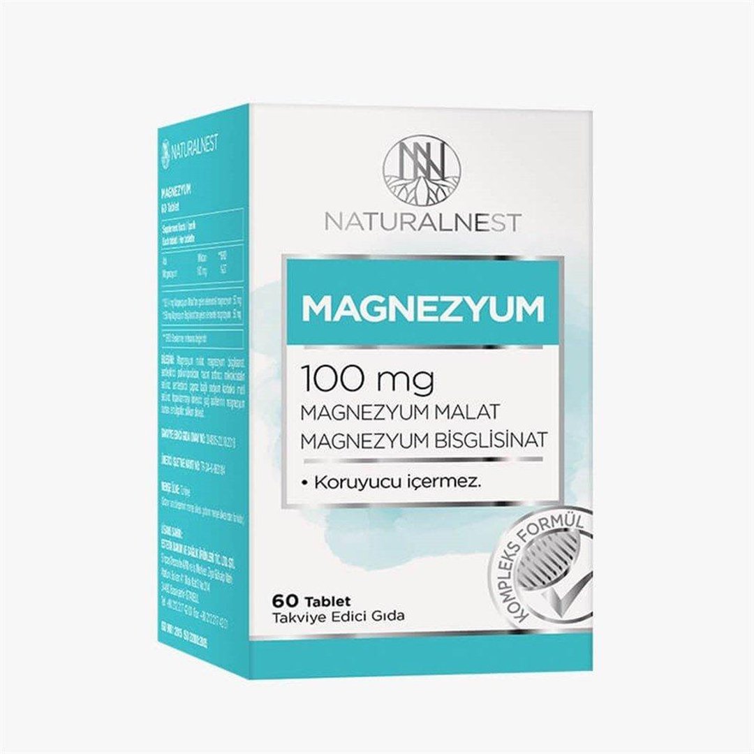 Naturalnest Magnezyum 60 Tablet