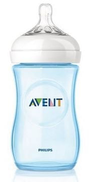 Avent Natural Biberon PP 260 ml Tekli MAVİ