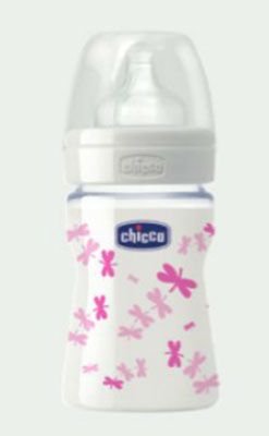 Chicco Nature Glass Silikon Emzikli Biberon