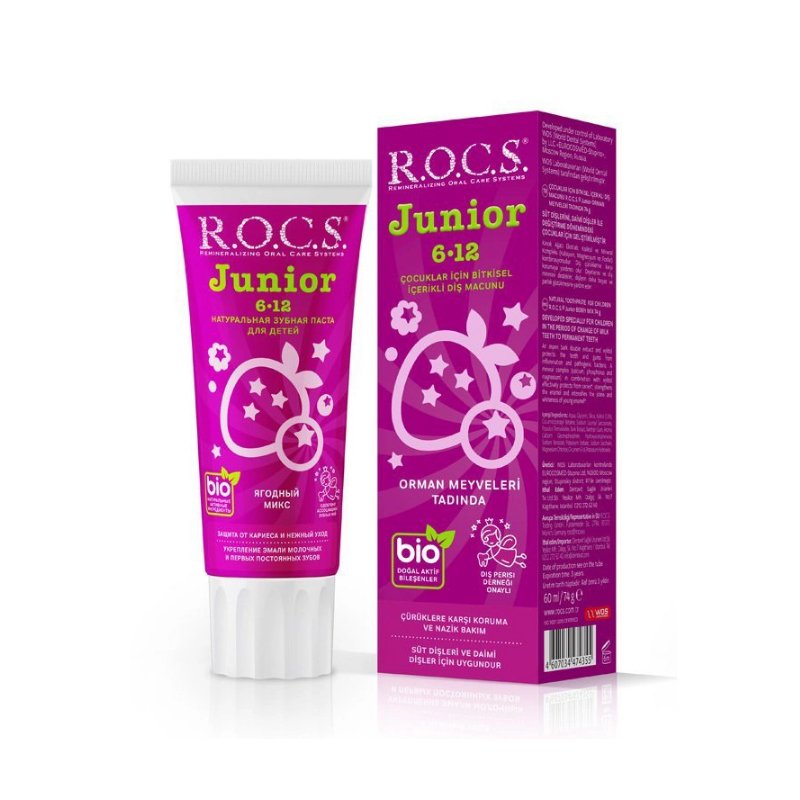 Rocs Junıor 6-12 Dıs Macunu Orman Meyveleri 60 ml