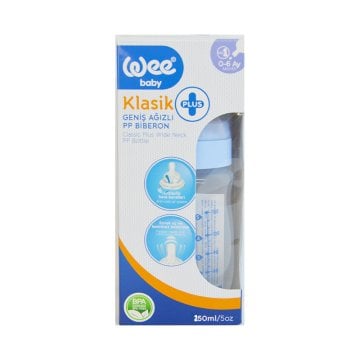 Wee Klasik Geniş Ağızlı PP Biberon 250 ml