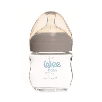Wee Baby Natural 144 Isıya Dayanıklı Cam Biberon 125 ml