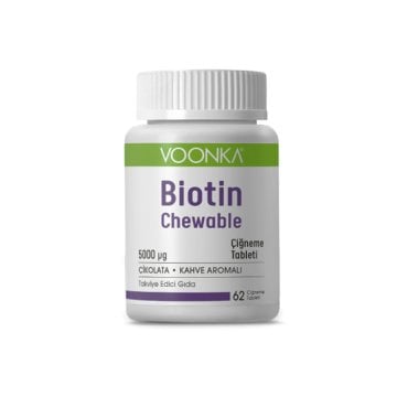 Voonka Biotin Chewable 62 Çiğneme Tableti