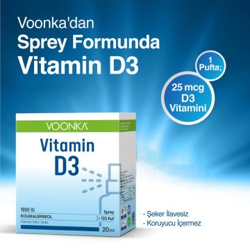 Voonka Vitamin D3 1000 IU 20 ml