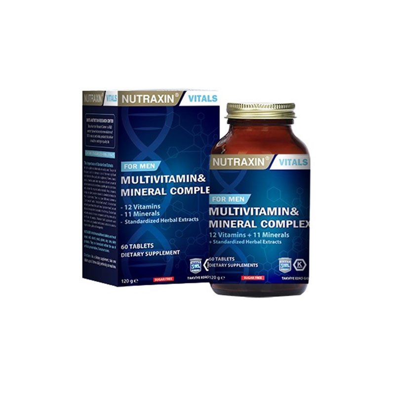 Nutraxin Mens Multi Vitamin Complex 60 Tablet