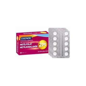 Osende 2M Metilfolat Metilkobalamin 30 Tablet