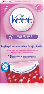 Veet Bikini Bölgesi ve Koltuk Altı Kullanıma Hazır Sir Ağda Bantları