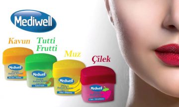 Mediwell Dudak Bakım Kremi - Çilek Aromalı