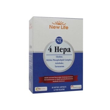 New Life 4 HEPA Takviye Edici Gıda 30 Kapsül