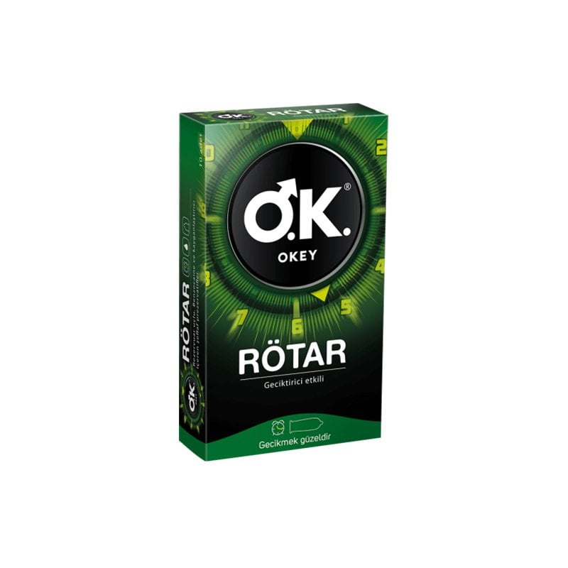 Okey Rötar Delay Prezervatif 10 Adet