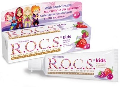 Rocs Kids 4-7 yaş Diş Macunu (Ahududu- Çilek)