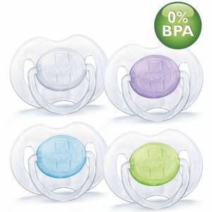 Avent %0 BPA Free Flow Yalancı Emzik 0-6 ay Truman 2'li