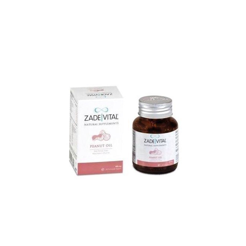 Zade Vital Yer Fıstığı Yağı Kapsül Cam Şişe