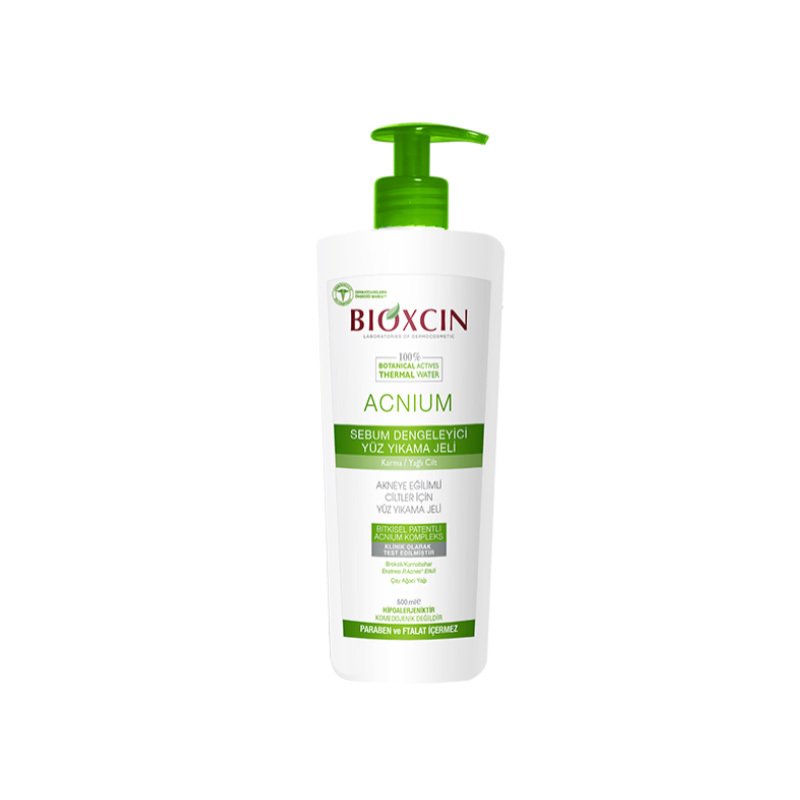 Bıoxcın Acnium Sebum Dengeleyici Yüz Yıkama Jeli 500 ml