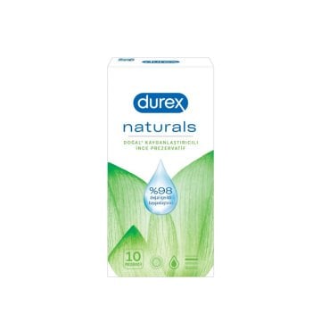Durex Naturals 10 Adet Prezervatif
