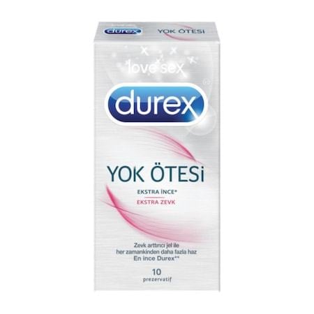 Durex Yok Ötesi Ekstra İnce Ekstra Zevk 10'lu Prezervatif