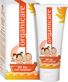 Organicare Bebekler ve Çocuklar için Koruyucu Güneş Losyonu SPF 50+