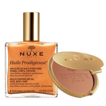 Nuxe Huile Prodigieuse Or & Poudre Eclat Prodigieuse SET