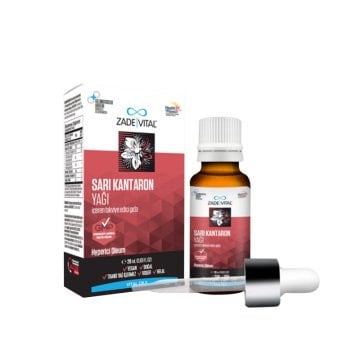 Zade Vital Sarı Kantaron Yağı Cam Şişe 20ml