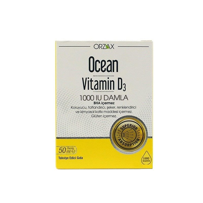 Ocean Vitamin D3 1000 IU Damla 50ml