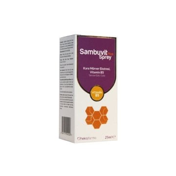Sambuvit Plus Sprey Kara Mürver Ekstresi 25 ml