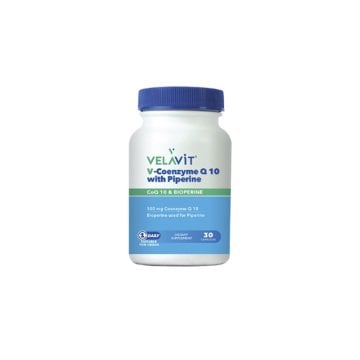 Velavit V Coenzyme Q10 With Piperine 30 Kapsül