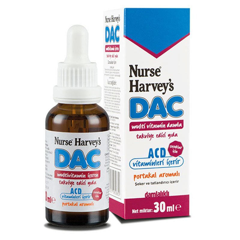 Nurse Harveys DAC Multi Vitamin Damla 30 ml