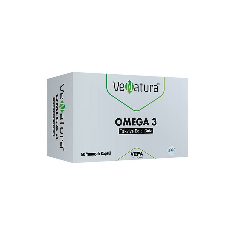 VeNatura Omega 3 Takviye Edici 50 Yumuşak Kapsül