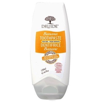 Druide Banana Toothpaste 120ml - Çocuklara Özel Florürsüz Organik Diş Macunu