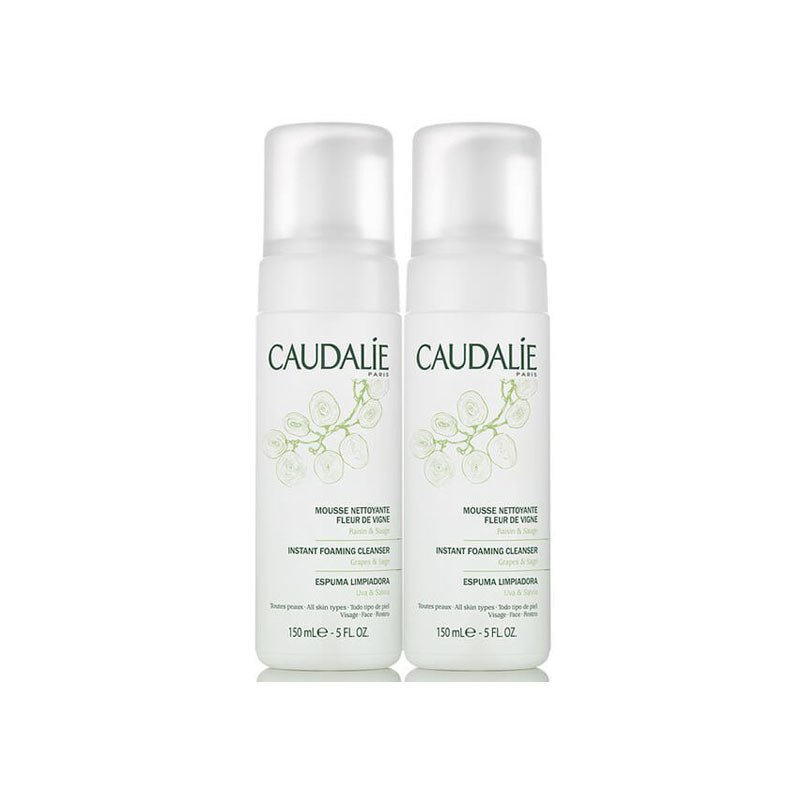 Caudalie Instant Foaming Cleanser 2x150ml - İkincisi Yüzde 50 İndirimli Temizleme Köpüğü