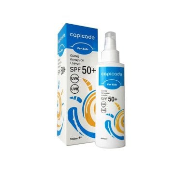 Capicade SPF50+ Güneş Koruyucu Krem 100ml-Çocuklar için