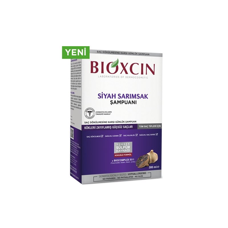 Bioxcin Siyah Sarımsak Şampuanı 300 ml