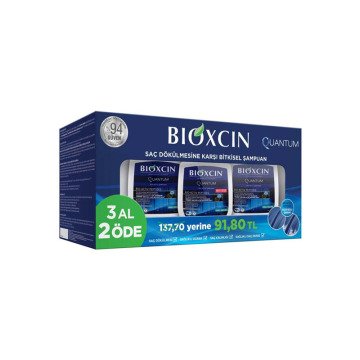 Bioxcin Quantum Şampuan 3 al 2 öde Yağlı Saçlar