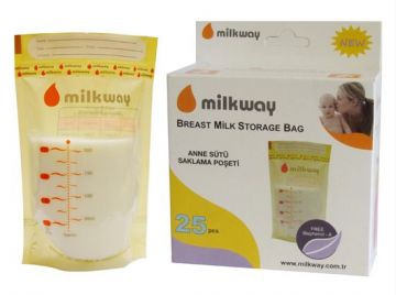 Milkway Anne Sütü Saklama Poşeti 25 li