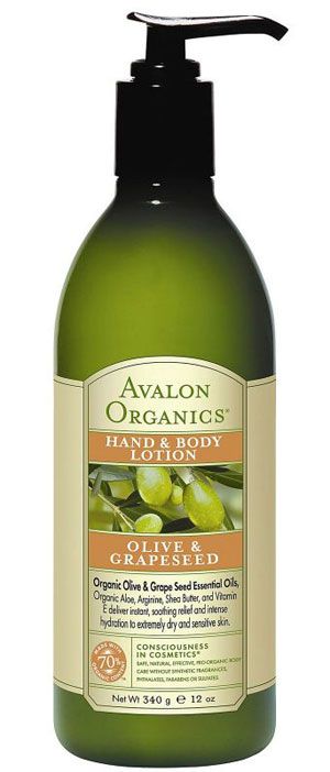 Avalon Organics Olive & Grape Seed El ve Vücut Losyonu 350 ml