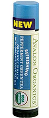 Avalon Organics Lip Balm Peppermint Green Tea