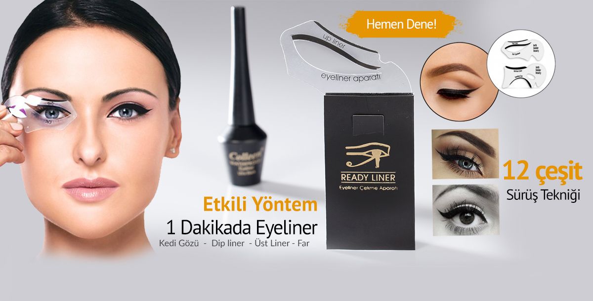 Ready Liner Eyeliner Çekme Aparatı ve Dipliner