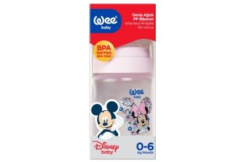 Disney Mickey Minnie Geniş Ağızlı PP Biberon 150 ml