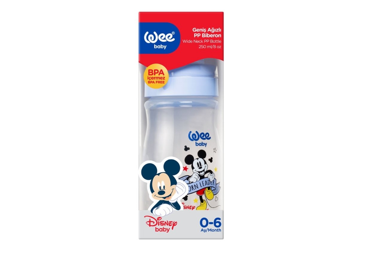 Disney Mickey Minnie Geniş Ağızlı PP Biberon 250 ml